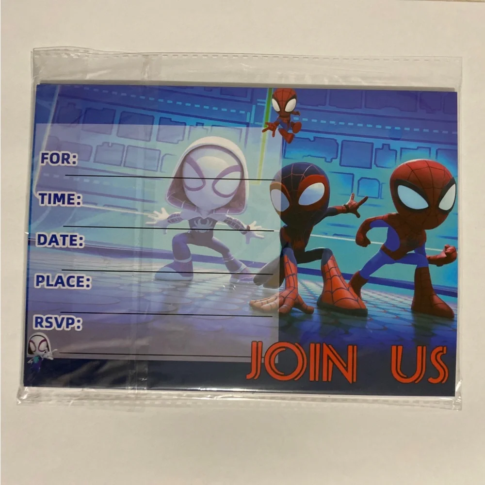 Spidey And His Friends Birthday Decorations 55pcs cake topper banner ballons…